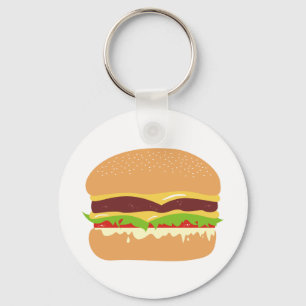 Llavero hamburguesa