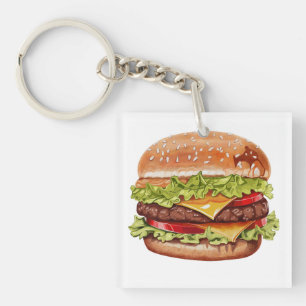 Llavero Hamburguesa de tazas