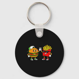 Llavero Hamburguesa Divertida Combo Snacks Patatas Fritas