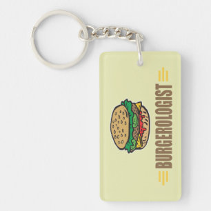 Llavero Hamburguesas divertidas