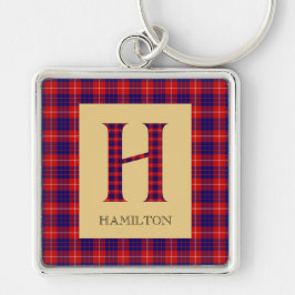 Llavero Hamilton Tartan Monogram H
