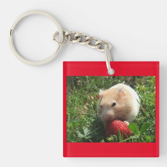 Llavero Hammies con las fresas (Frente)