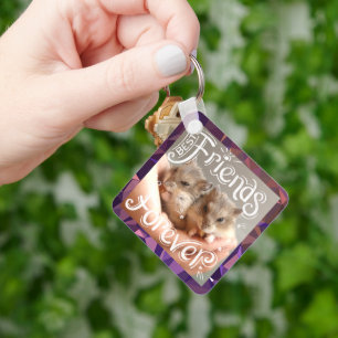 Llavero Hammyville - Hamster Best Friends para siempre