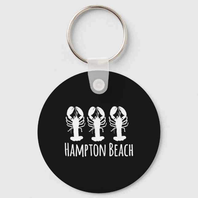 Llavero Hampton Beach New Hampshire Lobster Nautical Coast (Anverso)