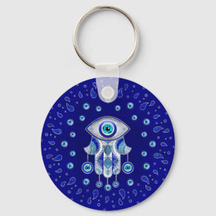 Llavero Hamsa Hand-Evil Eye Amulet