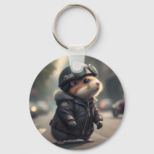 Llavero Hamster Biker
