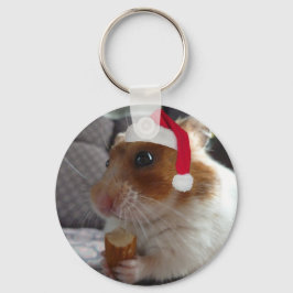 Llavero Hamster de navidades - Cadena de claves