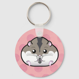 Llavero Hámster enano ruso gordo