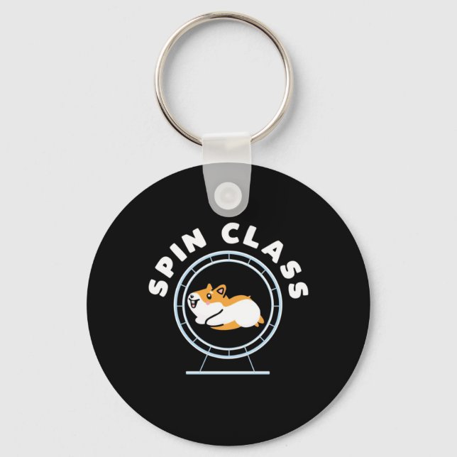 Llavero Hamster Spin Class (Anverso)