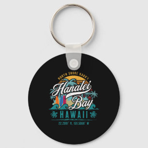 Llavero Hanalei Byy North Shore Kauai Hawaii Retro Sol Sol