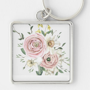 Llavero Hand Drawn Rosa Posy