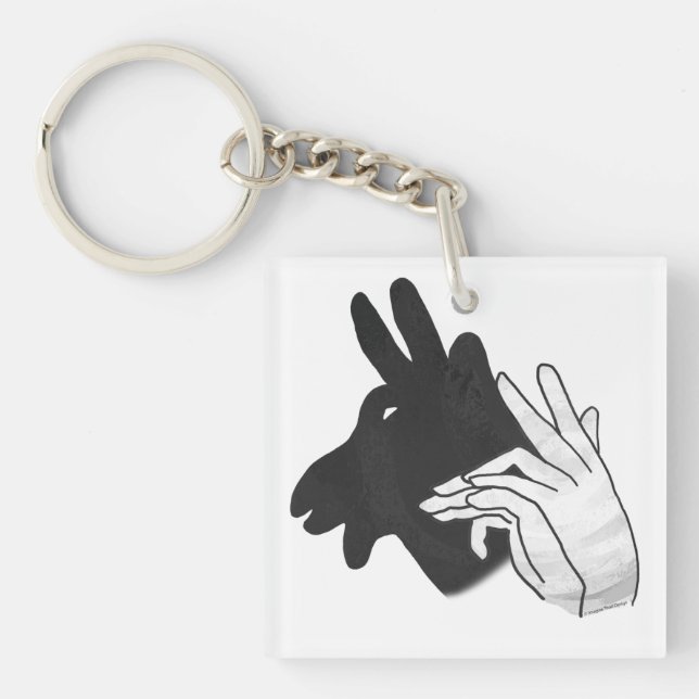 Llavero Hand Silhouette Billy Goat (Frente)