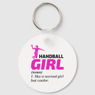 Llavero Handball Girl Handballer Funny Saying