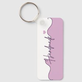 Llavero Handmade With Love Floral Small Business Packaging