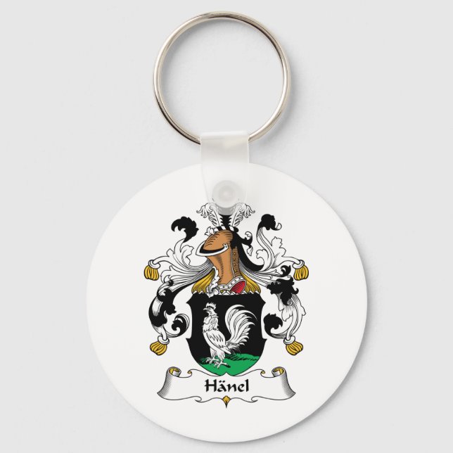 Llavero Hanel Family Crest (Anverso)