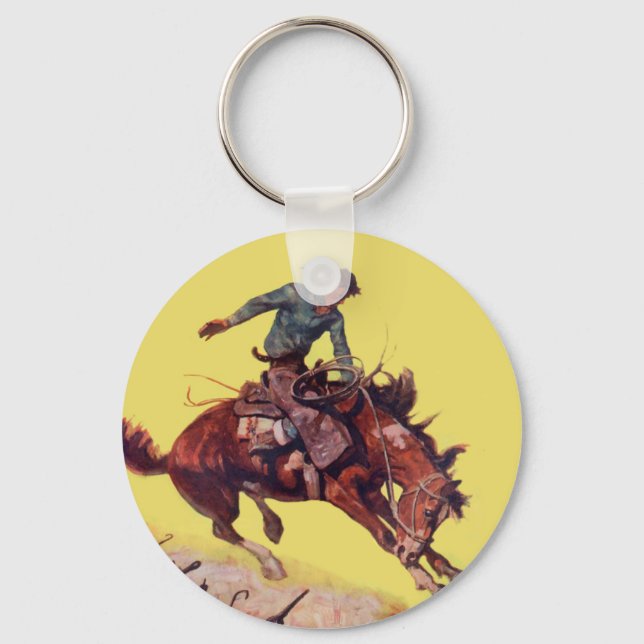 Llavero Hang On Cowboy (Anverso)