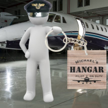 Hangar y Piloto de Avión en regalo personalizado d