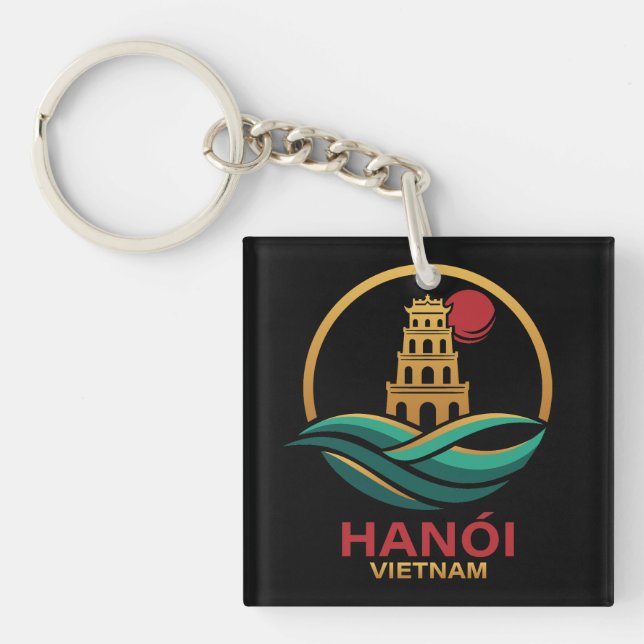 Llavero Hanoi Vietnam Southeast Asia (Frente)