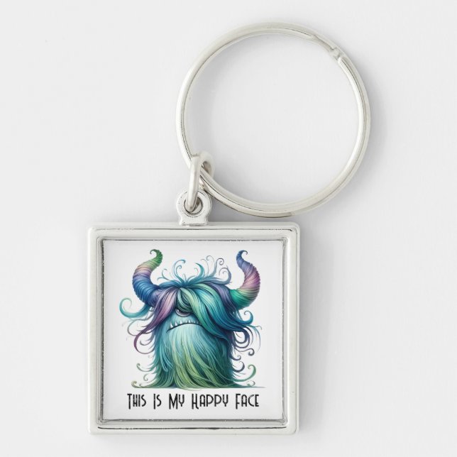 Llavero Hans - Keychain Personalizado de un monstruo de oj (Frente)
