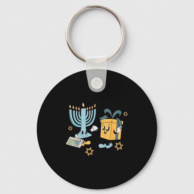 Llavero Hanukkah Aac Speech Therast Slp Communication Acce (Anverso)