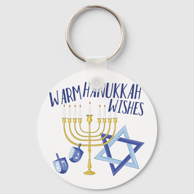 Llavero Hanukkah Deseos (Anverso)