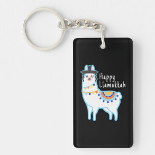 Llavero Hanukkah Llama Happy Llamakkah judío