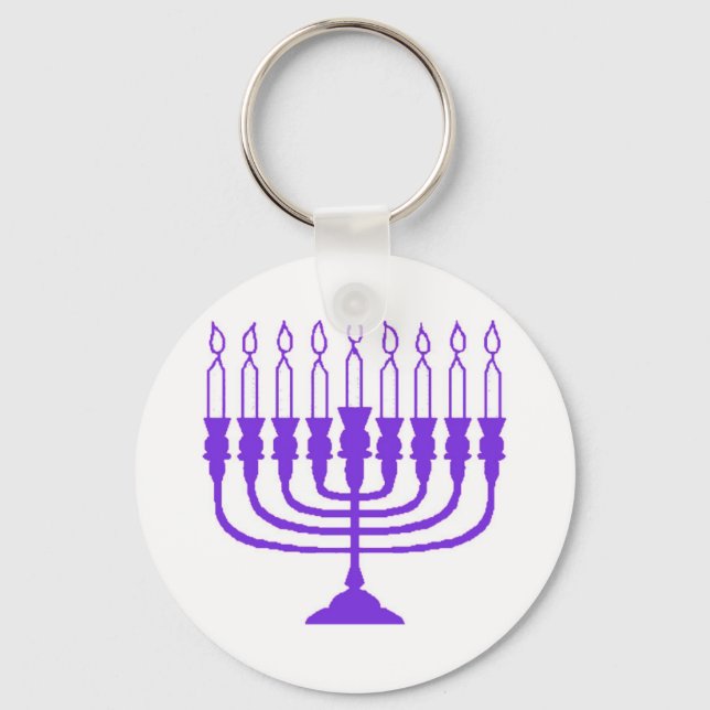 Llavero Hanukkah Menorah (Anverso)