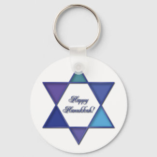 Llavero Hanukkah Star of David Keychain