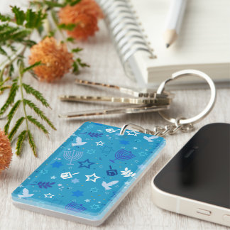 Llavero Hanukkah Stars Keychain