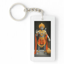 Hanuman Ji Keychain de protección divina