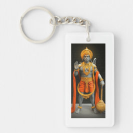 Llavero Hanuman Ji Keychain de protección divina