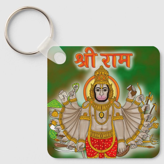 Llavero Hanuman Keychain (Anverso)