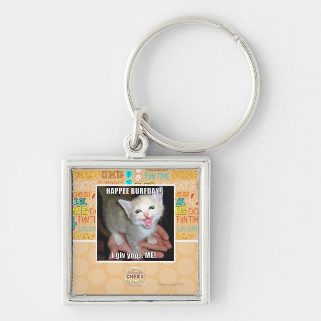 LLAVERO ¡HAPPEE BURFDAY! (Frente)