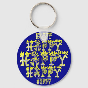 Llavero Happy (1c) Keychain