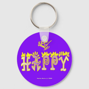 Llavero Happy (3b) Keychain