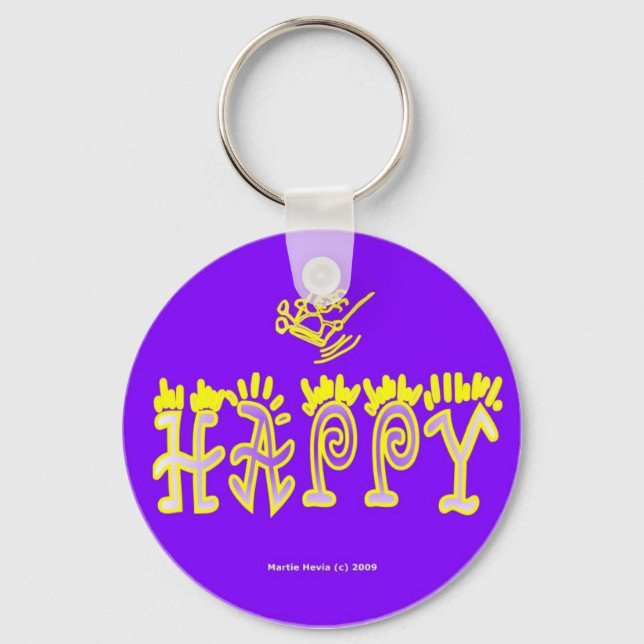 Llavero Happy (3b) Keychain (Anverso)