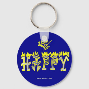 Llavero Happy (3c) Keychain