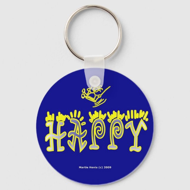 Llavero Happy (3c) Keychain (Anverso)