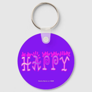 Llavero Happy (4a) Keychain