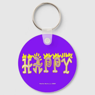 Llavero Happy (4b) Keychain
