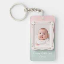 Happy Baby Floral Pink Green Frame