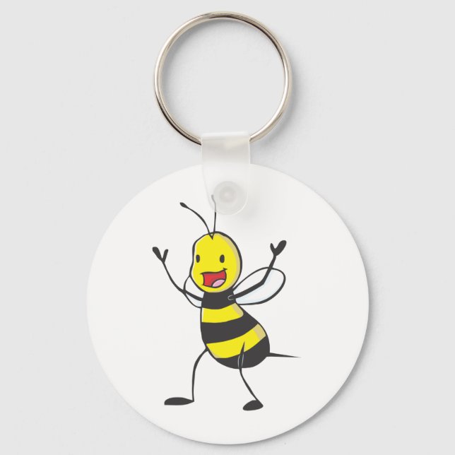 Llavero Happy Bee (Anverso)