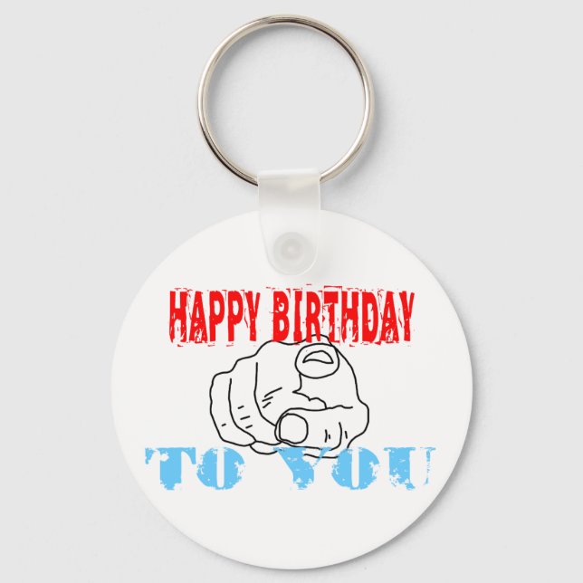 Llavero Happy Birthday To You (Anverso)