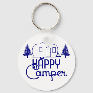 Llavero Happy Camper Keychain