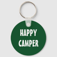 HAPPY CAMPER keychain para teclas de remolque o RV