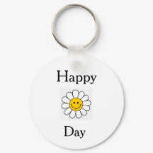Happy Day Cheerful Keychain