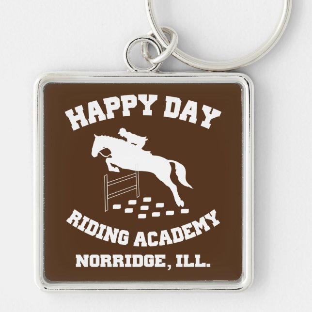 Llavero Happy Day Stables, Riding Academy, Norridge, IL (Frente)
