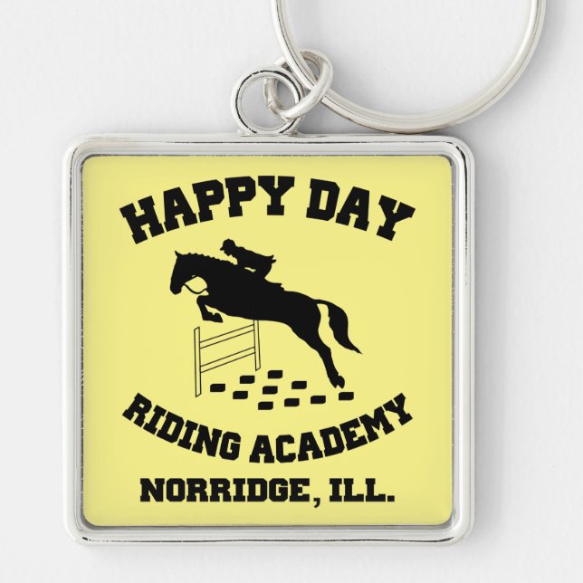 Llavero Happy Day Stables, Riding Academy, Norridge, IL (Frente)