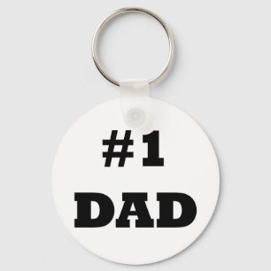 Llavero Happy Father's Day - Number 1 Dad - #1 Dad