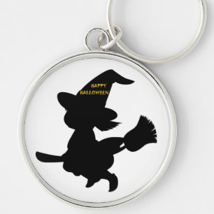 LLAVERO "HAPPY HALLOWEEN" PEQUEÑA BRAZA VOLANDO